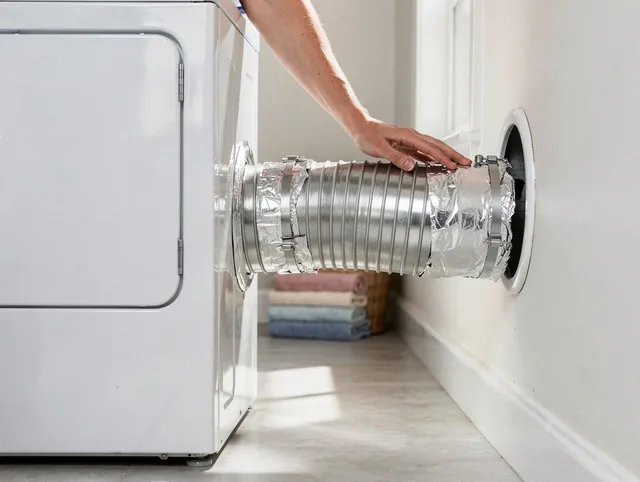 Professional dryer vent hose installation by Kendale Lakes Dryer Vent Cleaning in Kendale Lakes