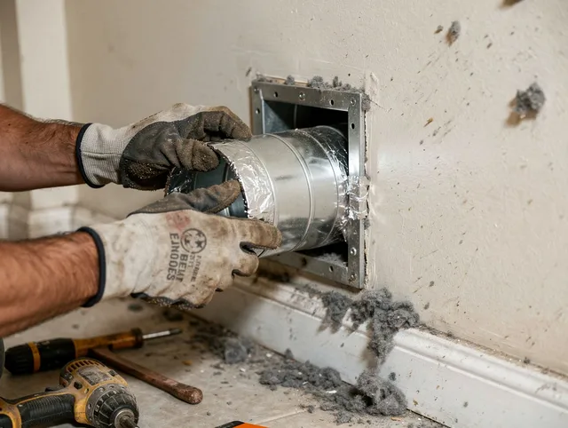 Professional dryer vent repair and installation by Kendale Lakes Dryer Vent Cleaning in Kendale Lakes